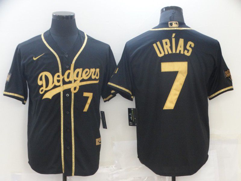 Men Los Angeles Dodgers #7 Urias Black Game Nike MLB Jerseys->chicago cubs->MLB Jersey